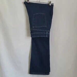 L.L. Bean Original Fit Straight Leg Blue Jeans Women Size 12 Classic Denim
